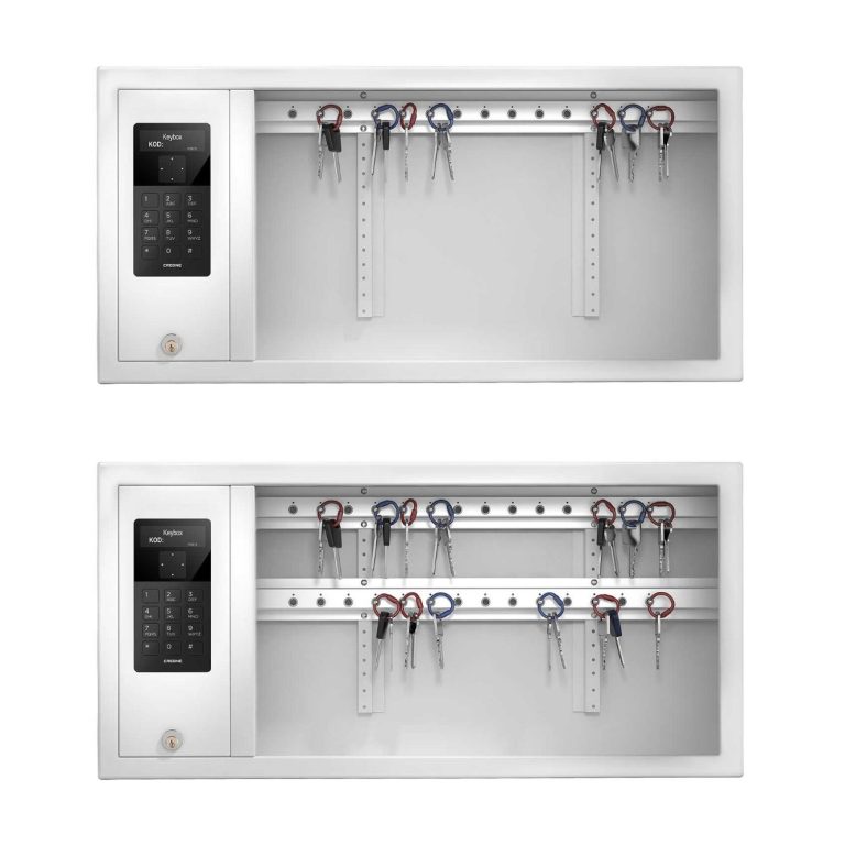 Armoire à clés Keycontrol 9400 SC avec un rack à clés et avec deux racks à clés.