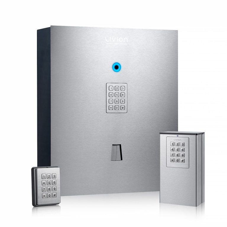 Gamme LivionKey Une armoire à clés et un boîtier à clés en métal inoxydable